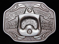 PA05108 REALLY NICE **PREMIUM BREWING COMPANY** BEER BOTTLE OPENER BELT BUCKLE