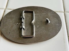 Vintage State Of Texas Belt Buckle 3.5” X 2.5”