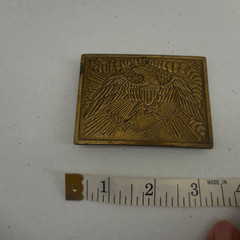 Retro Wilkinson Export Brass American Eagle Stars Stripes Statement Belt Buckle
