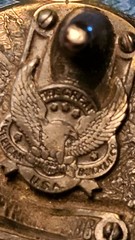 VINTAGE 1643 Brass Deer Buckle- THE GREAT AMERICAN BUCKLE CO- copyright 1986