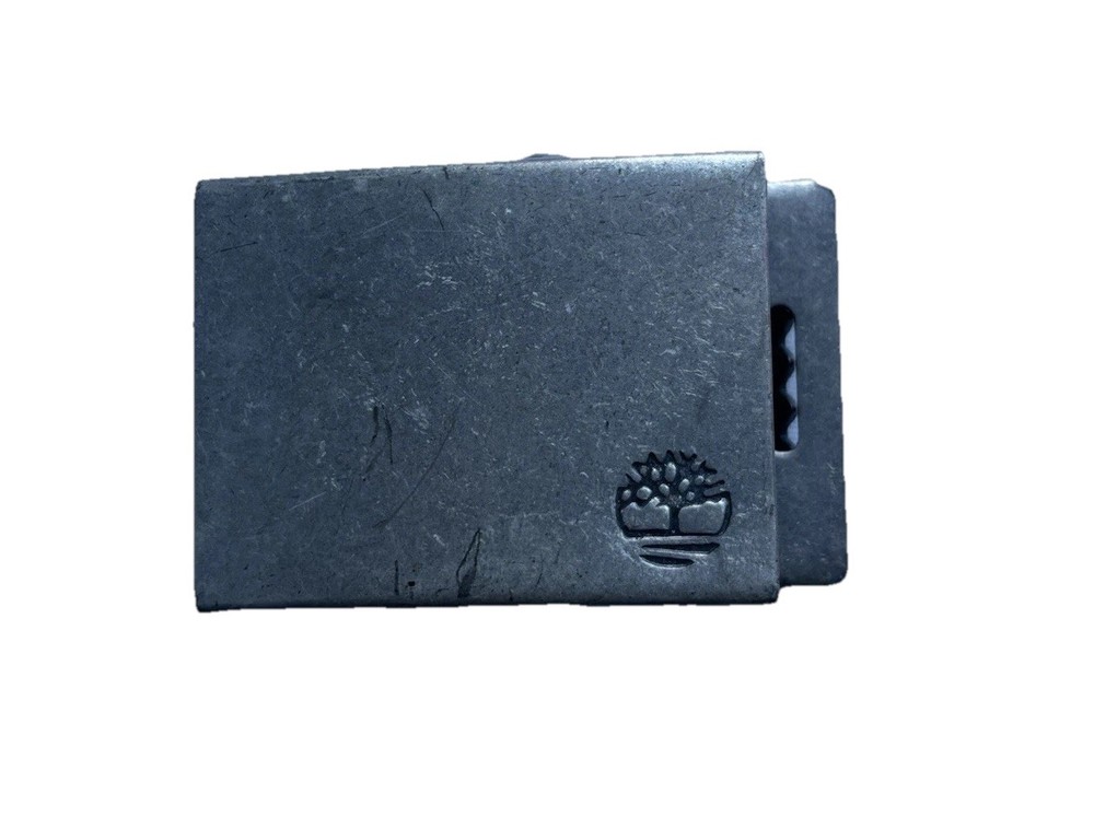 Timberland Apparel Men Small 2”metal roller Belt Buckle Military Style Y2K 2000s