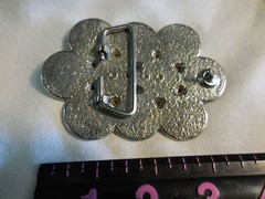 BUFFALO NICKELS BELT BUCKLE front post is off