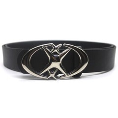 Vintage Cross Metal Waistband Men Women Belt Punk Moon Star Buckle Belt Gothic