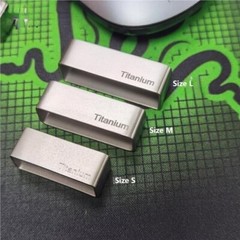 Pure Titanium Belt Loop Keeper Women Men&rsquo;s Belt Buckle Accessories Strap Ring