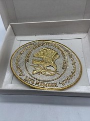 Vintage North American Hunting Club Life Member Eagle Belt Buckle NIB