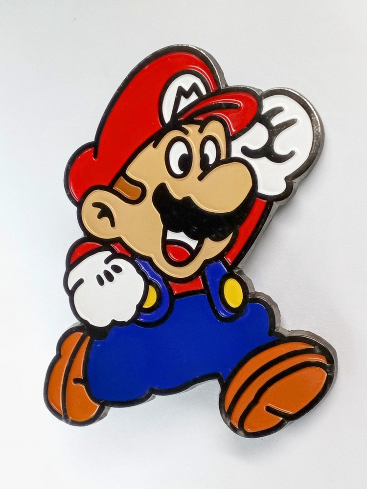 SUPER MARIO Super Duper Metal BELT BUCKLE – Official NINTENDO Arcade – 2010