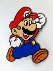 SUPER MARIO Super Duper Metal BELT BUCKLE – Official NINTENDO Arcade – 2010