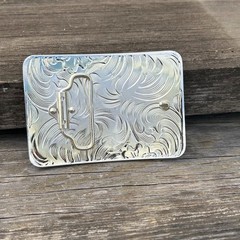 Top Notch Accessories Silver and Gold Praying Cowboy Design Western Belt Buckle