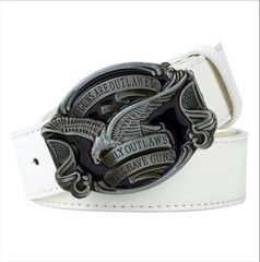 Second Amendment Buckle and Belt Set, Classic American Biker Accessory