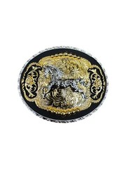 Horse Western Cowboy Style Belt Buckle Rodeo Hebilla Vaquera Con Caballo
