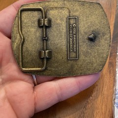 Vintage Handyman Club of America Belt Buckle & Keychain 1996
