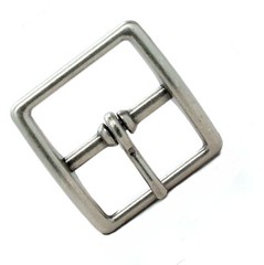 Square Strap Buckle Antique Nickel 1&Prime; 20001-21 Made in USA