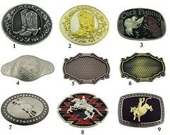 Floral Aztec Design Belt Buckle Men Metal Cowboy Texas Usa Rodeo Western Fashion