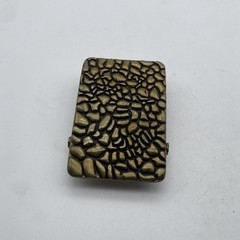 Antique Copper Casted Buckle,Retro Brass Plain Buckle