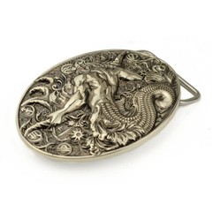 Aquarius german silver belt buckle, Horoscope Astrological Zodiac Sign buckle