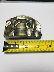 Basketball Belt Buckle Brass Vintage By Arroyo- USA Great Christmas Gift Idea