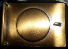 Vintage Brass Color Bicentennial Belt Buckle Spirit of 76 NEW OLD STOCK LOOK HL