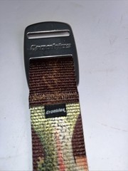 Croakies Artisan 2 Flick Ford 30 MM Webbing Aluminum Buckle Belt 43” Long