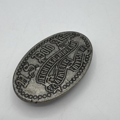 Vintage U.S. Polo Assn 18th Eventing Division Belt Buckle Silver Tone