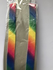Men Lady Girl Boy retro Rainbow Colorful Multi color Party Brace Suspender belt