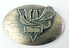 VTG 1990&rsquo;s Winston Cigarettes Tobacco 3D Flying Eagle Metal Belt Buckle