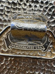 Vintage 1998 Handcrafted USA Albuquerque Handicapped Belt Buckle