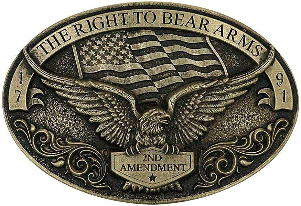 Montana Silversmiths Soaring Eagle Arms Attitude Belt Buckle