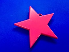 Pink Girlie Star Shaped Cutout Kids Women&rsquo;s Fun Bright Large Belt Buckle