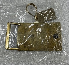 Vintage Flying Eagle Buckle and Key Chain Solid Brass New Still Sealed Packaged