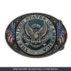 Buckle Rage Belt Buckle Oval Eagle »The United States Of America »