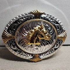 HORSE HEAD Western Cowboy Belt Buckle Hebilla Vaquera
