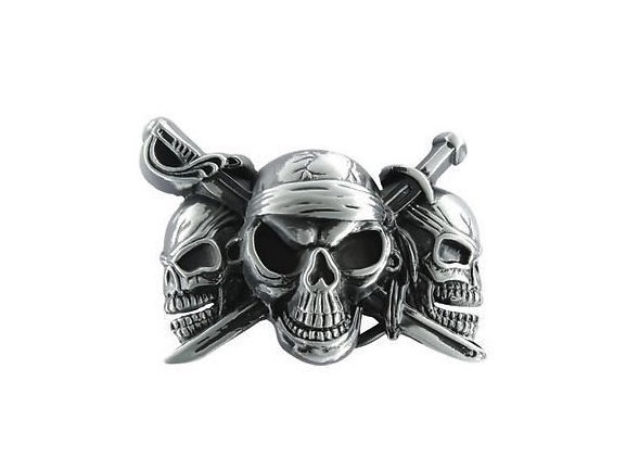 Belt Buckle/Buckle Model Skulls Sword
