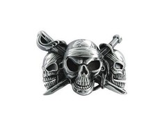 Belt Buckle/Buckle Model Skulls Sword