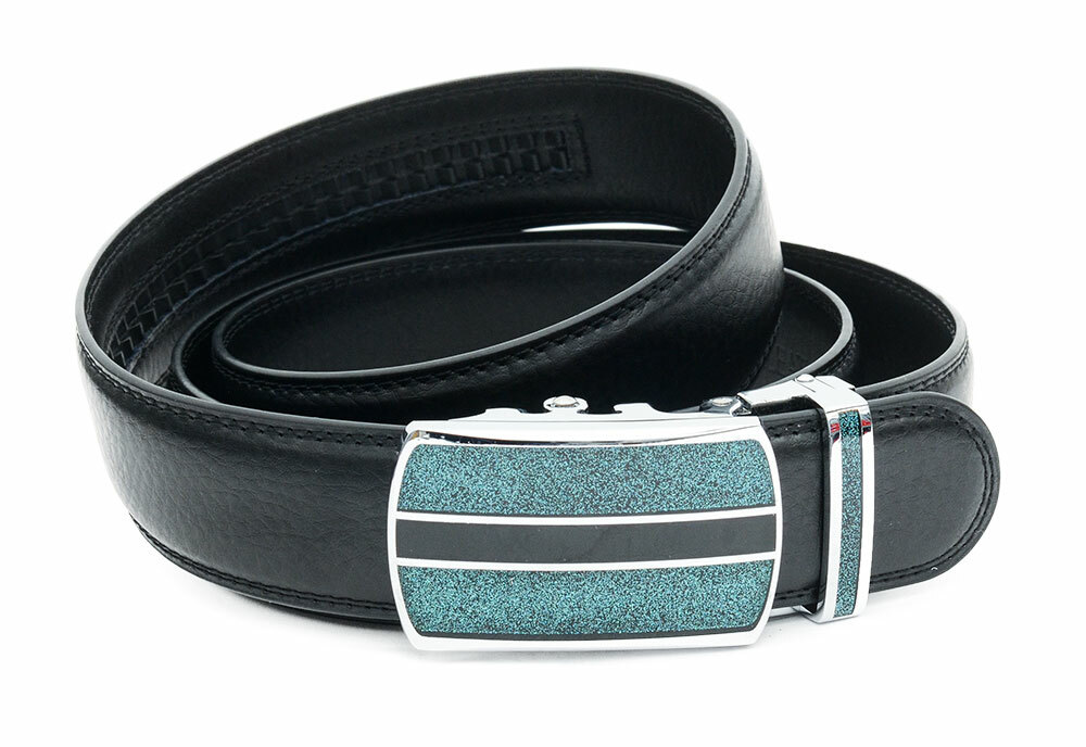 Belt Automatic Closure Glitter Bling 4 Colors LEATHER AUTOMATIC Jeans Suit