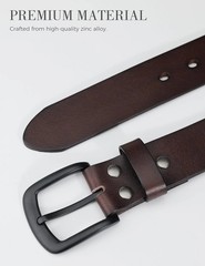1.5 inch Belt Buckle-Single Prong Square Replacement Buckle for Formal & Casual