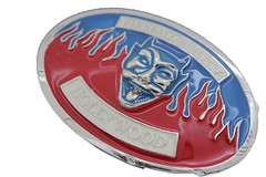 Men Women Silver Metal Belt Buckle Hollywood Fireball Ministry Rock & Roll Band