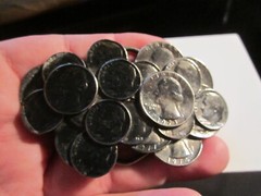 U.S. COINS QUARTERS AND DIMES CLUSTER THEME BELT BUCKLE LIMITED EDITION – GW-13