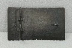 Vtg Brass Belt Buckle Winchester Repeating Arms New Haven Conn. Rifle Guns 4”
