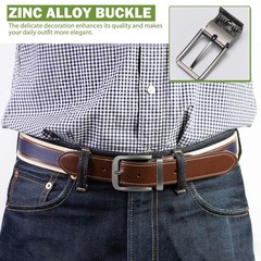 Chihutown 1 3/8&Prime; (35mm) Classic Reversible Belt Buckle, Need No F, Matte Grey