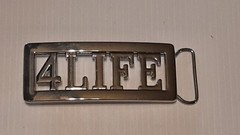 4LIFE 4 LIFE CUSTOM Belt Buckle -Put ANY LETTERS &/OR NUMBERS on Buckle