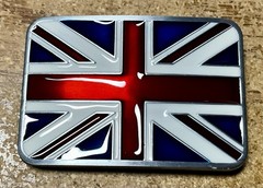 Metal Belt Buckle – UK Union Jack Flag