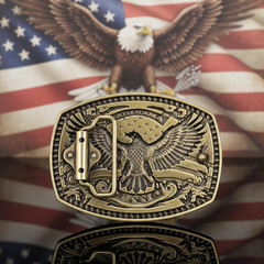 Western Belt Buckle for Men Women – 2026 NEW Eagle Belt Buckles Men Cowboy Belts