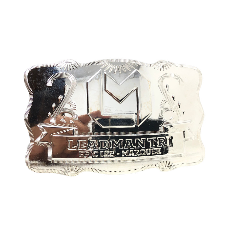 VTG Leadman Tri Marquee Epic 125 Belt Buckle Tempe AZ Swim Bike Run