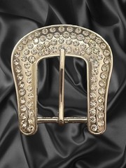 1.5” Western Cowgirls Full Crystal Belt Buckle