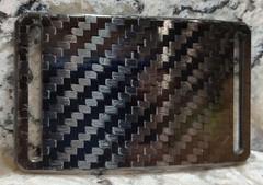 GRIP6 BELT BUCKLE – DARK MATTER CARBON FIBER – 1.5 INCH WIDE – WOMEN and MEN #11