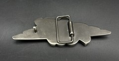 Bob Vokey BV Initials Wings Stealth Belt Buckle Rare Collectible Metal w/ Pouch