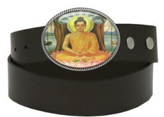 Buddha Gautama Belt Buckle – Spiritual Meditation Handmade Unisex Gift- 318