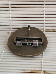 Vintage LARRY Belt Buckle By Oden – Made In USA – 2-3/4”x 2”