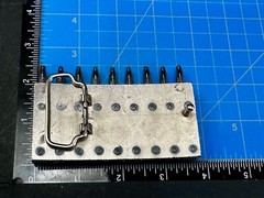 Gun Bullet&rsquo;s Shell Casing Chain Ammo Clip Figural Belt Buckle