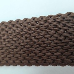 Tommy Bahama Reversible Belt Mens LXL Brown Black Canvas Leather Trim Buckle